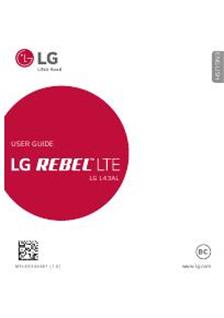 LG Rebel LTE manual. Camera Instructions.